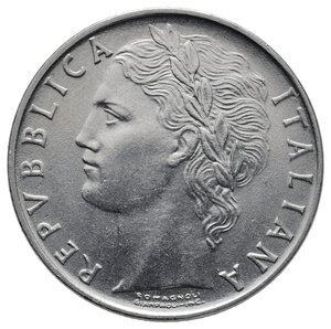 reverse: 100 Lire Minerva 1956 FDC