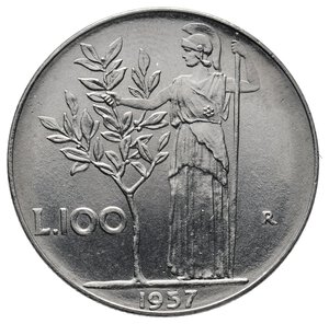 obverse: 100 Lire Minerva 1957 FDC