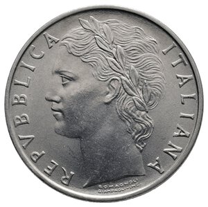 reverse: 100 Lire Minerva 1963 FDC