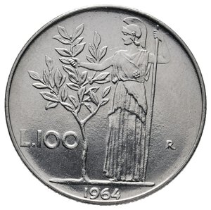 obverse: 100 Lire Minerva 1964 FDC