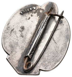 reverse: Spilla Mutilato in Guerra - r.zecca  argento