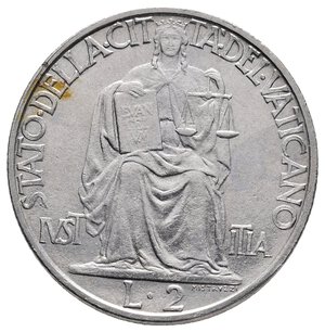 obverse: VATICANO - Pio XII - 2 Lire 1942