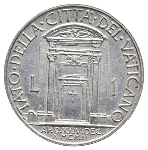 obverse: VATICANO - Pio XII - 1 Lira 1950