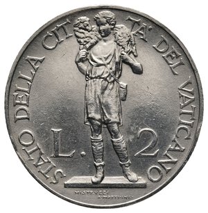 reverse: VATICANO - Pio XI - 2 Lire 1935