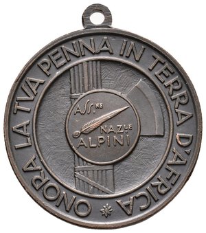 obverse: Medaglia Fascista Associazione Nazionale Alpini  - diam. 35 mm
