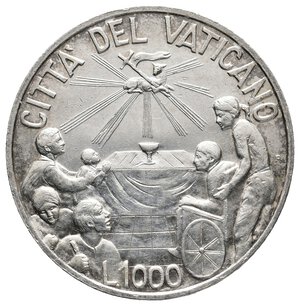 obverse: VATICANO - Giovanni Paolo II - 1.000 Lire argento 1999