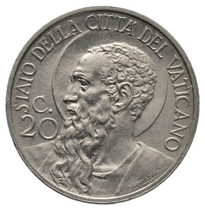 reverse: VATICANO - Pio XI - 20 Centesimi 1932