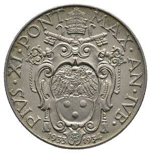 obverse: VATICANO - Pio XI - 50 Centesimi 1933-34
