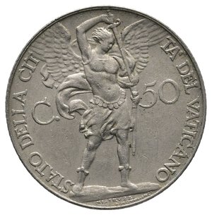 reverse: VATICANO - Pio XI - 50 Centesimi 1933-34