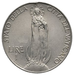 reverse: VATICANO - Pio XI - 1 Lira 1932