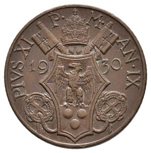 obverse: VATICANO - Pio XI - 10 Centesimi 1930