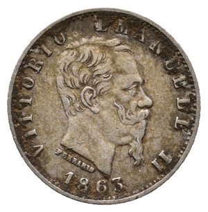 reverse: Vittorio Emanuele II - 20 Centesimi argento 1863 M