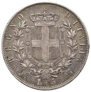 obverse: Vittorio Emanuele II - 5 Lire argento ( Scudone ) 1875 M