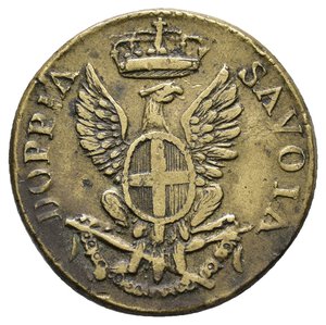 obverse: Peso Monetale Doppia Savoia