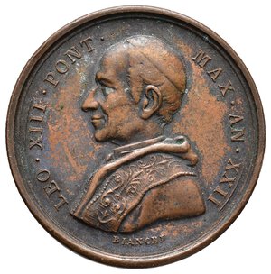 reverse: Medaglia  Devozionale Leone XIII - 1900  Diam.30 mm