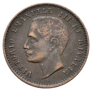 reverse: Vittorio Emanuele III - 2 Centesimi Valore 1907 RARA