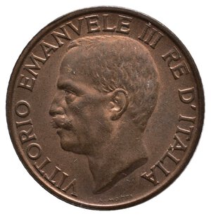 reverse: Vittorio Emanuele III - 10 Centesimi Ape 1931 FDC  ROSSO