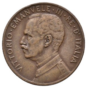 obverse: Vittorio Emanuele III - 5 Centesimi Prora 1913 ERRORE SENZA PUNTO DOPO D  ITALIA RARA  BB