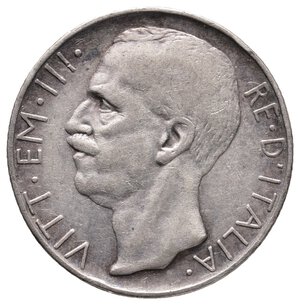 reverse: Vittorio Emanuele III - 10 Lire Biga argento 1928 *