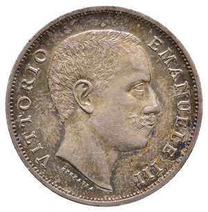 reverse: Vittorio Emanuele III - 1 Lira Aquila argento 1906 FDC QFDC