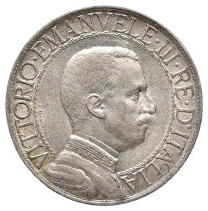 reverse: Vittorio Emanuele III - 1 Lira Quadriga argento 1913 SPL+ QFDC