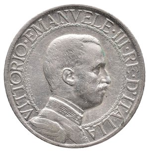 reverse: Vittorio Emanuele III - 1 Lira Quadriga argento 1909