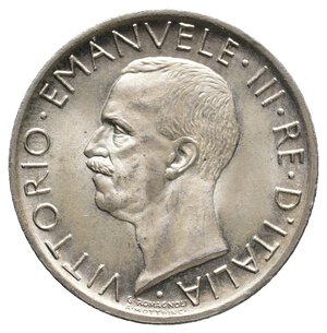 reverse: Vittorio Emanuele III - 5 Lire Aquilotto argento 1927 * FDC