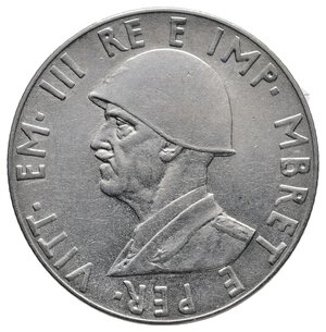 reverse: Colonia Albania - Vittorio Emanuele III - 2 Lek 1939 Antimagnetica