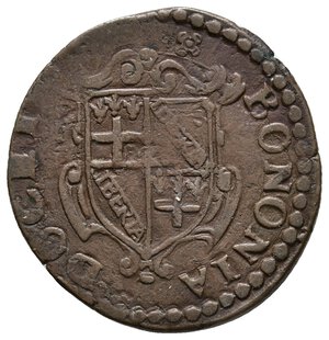 reverse: BOLOGNA - Stato Pontificio - Mezzo Bolognino 1621 