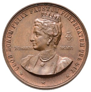 obverse: Medaglia 1906 - 57° anniversario Della Sforzesca Piemonte reale ECCELSA - Diam.27 mm