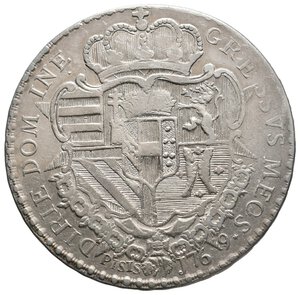obverse: FIRENZE ED ETRURIA - Pietro Leopoldo II - Francescone argento 1769 tracce montatura