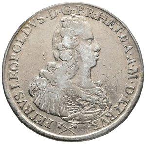 reverse: FIRENZE ED ETRURIA - Pietro Leopoldo II - Francescone argento 1769 tracce montatura