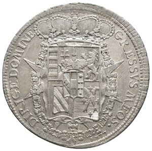 obverse: FIRENZE ED ETRURIA - Pietro Leopoldo II - Francescone argento 1777