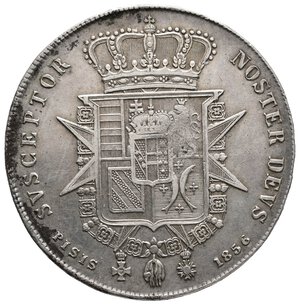 reverse: FIRENZE ED ETRURIA - Leopoldo II - Francescone 1856