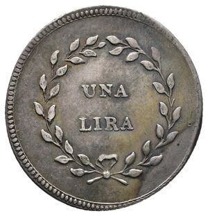 obverse: FIRENZE ED ETRURIA - Carlo Ludovico e Reggenza della madre M.Luigia - 1 Lira argento 1803 RARA