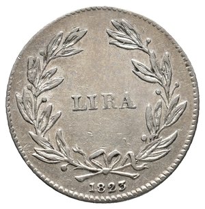 reverse: FIRENZE ED ETRURIA - Ferdinando III - Lira argento 1823 RARA SPL!!!!