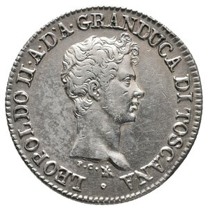 reverse: FIRENZE ED ETRURIA - Leopoldo II - Fiorino argento 1828