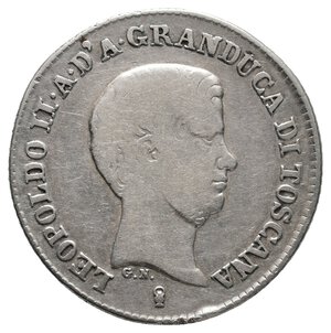 reverse: FIRENZE ED ETRURIA - Leopoldo II - Fiorino argento 1847