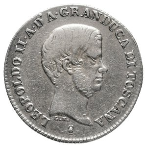 reverse: FIRENZE ED ETRURIA - Leopoldo II - Fiorino argento 1848