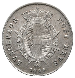 obverse: FIRENZE ED ETRURIA - Leopoldo II - Paolo argento 1846 RARA