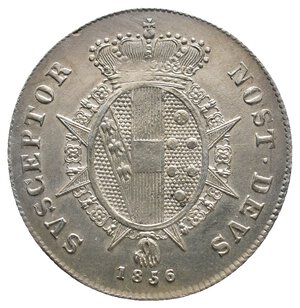 obverse: FIRENZE ED ETRURIA - Leopoldo II - Paolo argento 1856 SPL+