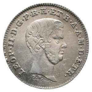 reverse: FIRENZE ED ETRURIA - Leopoldo II - Mezzo Paolo argento 1856 SPL+ RARO
