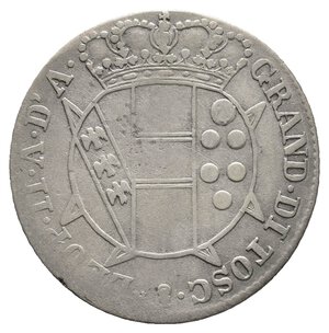 reverse: FIRENZE ED ETRURIA - Leopoldo II - 10 Quattrini argento 1853 R