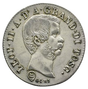 reverse: FIRENZE ED ETRURIA - Leopoldo II - 10 Quattrini argento 1858