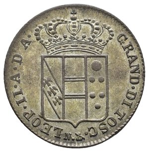 reverse: FIRENZE ED ETRURIA - Leopoldo II - 5 Quattrini 1830 RARA  QFDC ECCEZIONALE