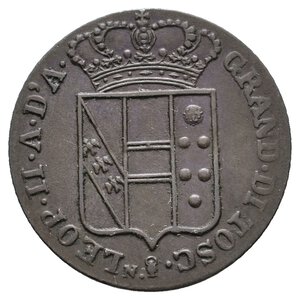 reverse: FIRENZE ED ETRURIA - Leopoldo II - 3 Quattrini 1853