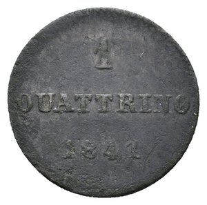 obverse: FIRENZE ED ETRURIA - Leopoldo II  - Quattrino 1844