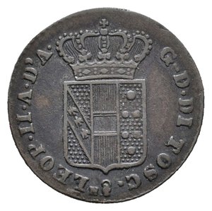 reverse: FIRENZE ED ETRURIA - Leopoldo II  - Quattrino 1854