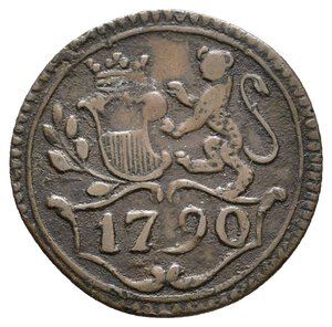 reverse: LUCCA - Carlo Ludovico - Bolognino da 2 Soldi 1790
