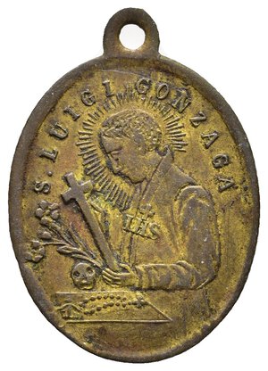 obverse: Medaglietta Devozionale S.Luigi Gonzaga